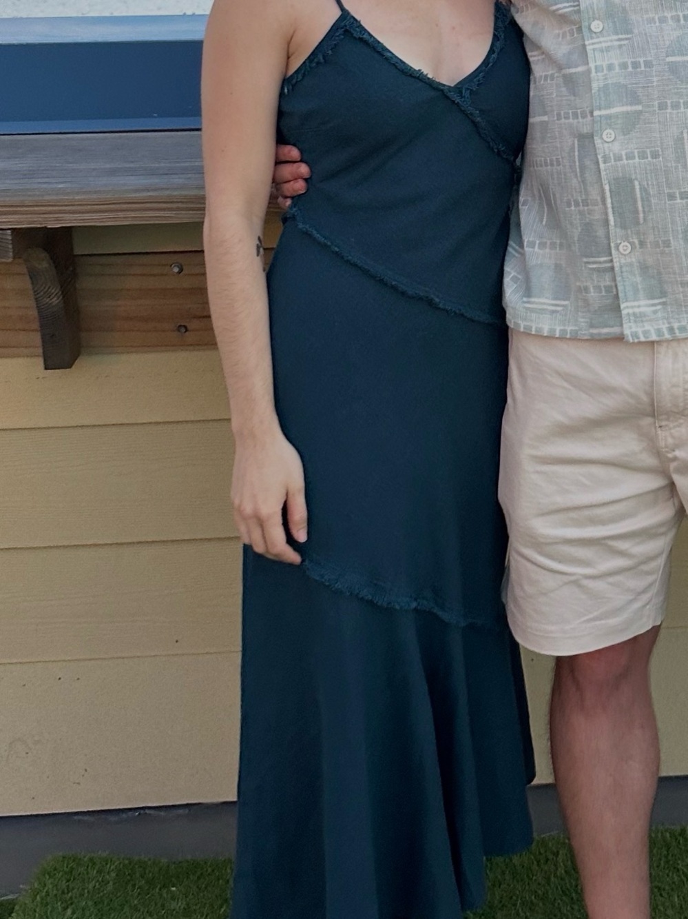 Banana Republic Teal Slip Maxi Dress - Picture 4 of 4